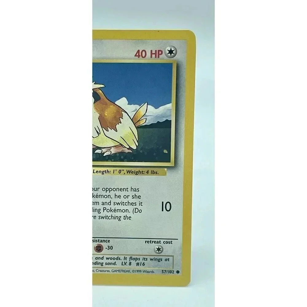 Pidgey 57/102 Base Set‎ Common Pokemon TCG Non Holo Vintage 1999 WOTC NM